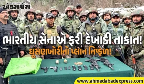 જમ્મુ-કાશ્મીર: નૌગામમાં આતંકીઓનું ગુપ્ત ઠેકાણું ધ્વસ્ત, ચાઇનીઝ હથિયારો જપ્ત