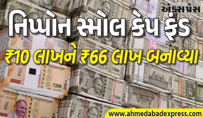 ₹10 લાખને ₹66 લાખ બનાવનાર મ્યુચ્યુઅલ ફંડ, નિપ્પોન ઇન્ડિયા સ્મોલ કેપની ધમાકેદાર વૃદ્ધિ