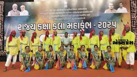 ડાંગી નૃત્યનો રાજ્ય કક્ષાએ દબદબો: કલા મહાકુંભ 2025-26માં પ્રગતિ યુવક મંડળે મેળવ્યો તૃતીય ક્રમ