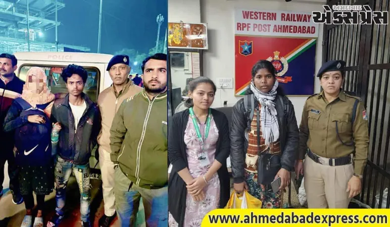 અમદાવાદ મંડળમાં આરપીએફની સતર્કતા અને તાત્કાલિક કાર્યવાહીથી યાત્રીઓની સુરક્ષા સુનિશ્ચિત