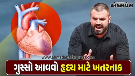 ગુસ્સો હૃદય માટે ખતરનાક. સંશોધનમાં ખુલાસો – 2 કલાકમાં હાર્ટ અટેકનું જોખમ 5 ગણું વધે છે