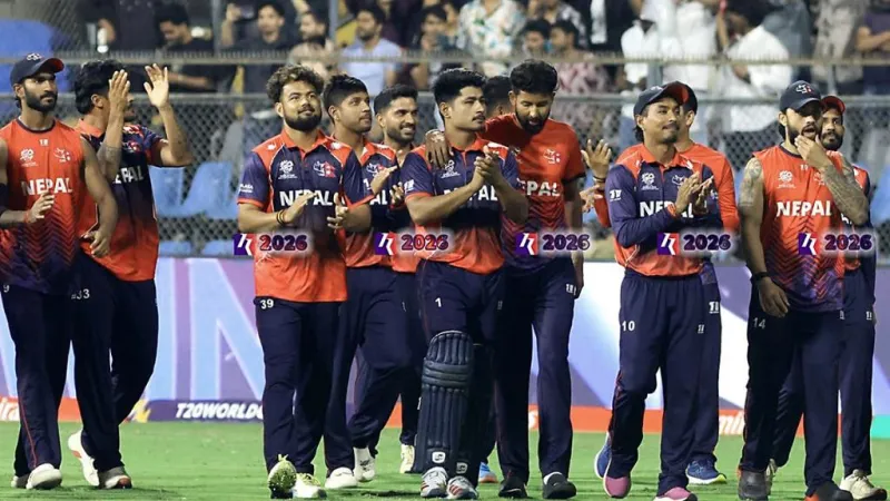 સ્કોટલેન્ડને હરાવી નેપાળની ઐતિહાસિક જીત: ભુર્ટેલ અને આઈરી ચમક્યા