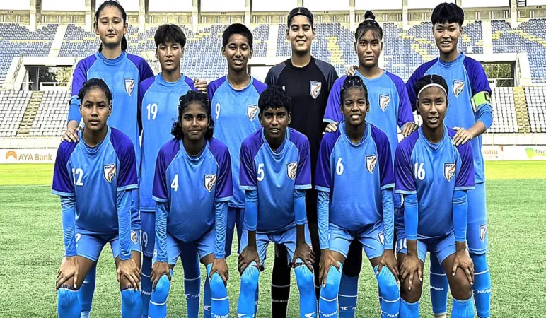 પ્રિતિકાની બે ગોલની મદદ થી ભારતની મ્યાનમાર સામે જીત