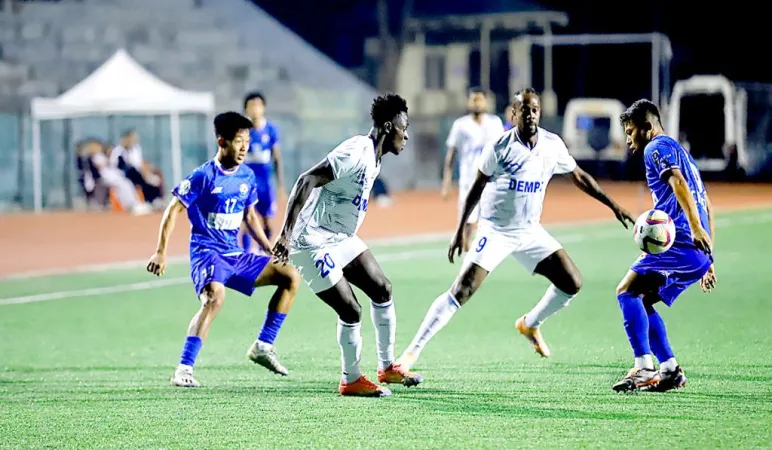 ઇન્ડિયન ફૂટબોલ લીગ 2025-26: ડેમ્પો SC અને ચનમારી FC  મૅચ રોમાંચક ડ્રો