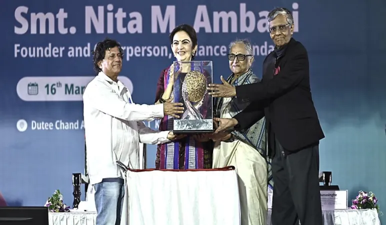 Nita Ambani Odisha Visit: ભુવનેશ્વરમાં નીતા અંબાણીનું સન્માન