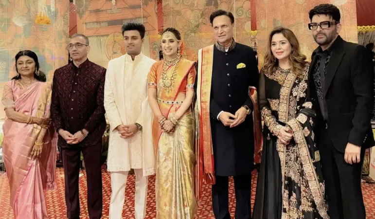 રજત શર્માની દીકરીના લગ્નમાં કપિલ શર્માની હાજરી