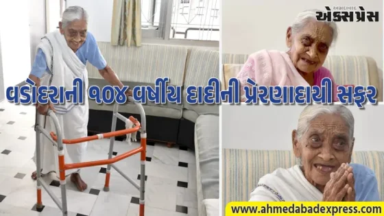 ૧૦૪ વર્ષની વયે પણ મતદાનનો થનગનાટ: વડોદરાના 'સવિતા બા' બન્યા લોકશાહીની જીવંત પ્રેરણા