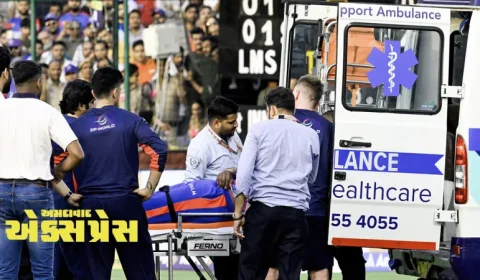 Lungi Ngidi (લુંગી એન્ગિડી) હોસ્પિટલમાંથી ડિસ્ચાર્જ: DC ની હાર