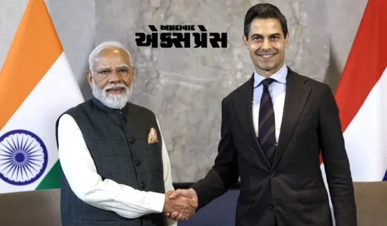 પ્રધાનમંત્રી નરેન્દ્ર મોદી ની હોર્મુઝની સામુદ્રધુની વિવાદ અંગે ડચ પીએમ જેટેન સાથે વાતચીત