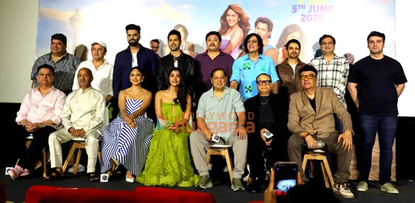 વરુણ ધવન, પૂજા હેગડે અને અન્ય કલાકારો 'હૈ જવાની તો ઈશ્ક હોના હૈ'ના ટ્રેલર લોન્ચમાં હાજર
