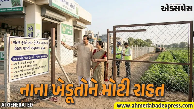 ખેડૂતો માટે મોટા સારા સમાચાર: 'તાર ફેન્સિંગ યોજના'ની સહાયમાં કર્યો અધધ... વધારો!