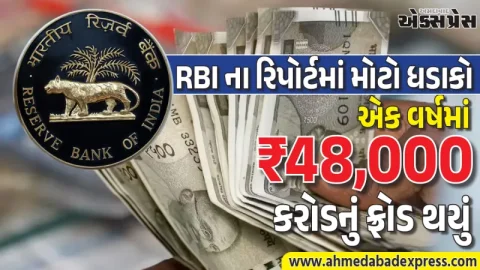 RBI ના રિપોર્ટમાં મોટો ખુલાશો, એક વર્ષમાં ₹48,000 કરોડનું ફ્રોડ થયું