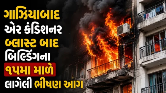 ગાઝિયાબાદ એર કંડિશનર બ્લાસ્ટથી ફ્લેટ ભડકે બળ્યો, મોટી ભૂલ નડી