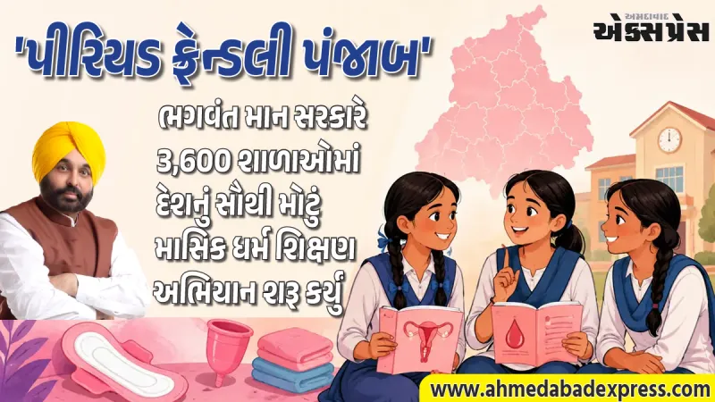'પીરિયડ ફ્રેન્ડલી પંજાબ': ૩,૬૦૦ શાળાઓમાં દેશનું સૌથી મોટું માસિક ધર્મ શિક્ષણ અભિયાન શરૂ