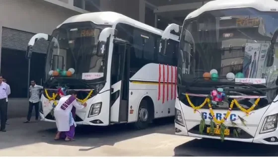  દ્વારા રાજકોટ વિભાગને ભુજ અને વડોદરા રૂટ માટે 5 નવી AC વોલ્વો બસો ફાળવાઈ