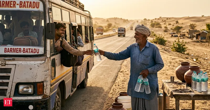 રણમાં જળ સેવા: 77 વર્ષીય 'વોટર બાબા'ની અનોખી માનવતા
