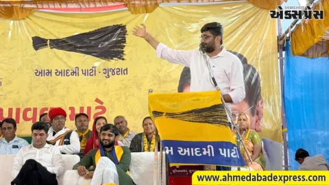 ખેડૂતોની જમીન અને વીજ થાંભલાનો વિવાદ: 5 જુલાઈના રોજ ગાંધીનગરમાં AAP ના સામૂહિક ઉપવાસ