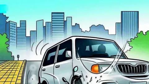 અમદાવાદમાં ફિલ્મી ઢબે 50 લાખની લૂંટ: બાઇકચાલકે કારને ટક્કર મારી ધ્યાન ભટકાવ્યું, સાગરિતોએ કરી ચોરી