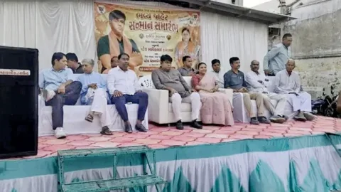 પાટણ જિલ્લા પંચાયતના નવા પ્રમુખ ભાવિકભાઈ પટેલનું વડાવલીમાં ભવ્ય સન્માન: વિકાસકામોની આપી ખાતરી - Ahmedabad Express
