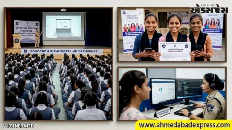 ગુજરાત પોલીસનું 'ઓપરેશન સુરક્ષિત સાયબરસ્પેસ': મહિલાઓ અને બાળકોની ઓનલાઇન સુરક્ષા માટે નવું અભિયાન