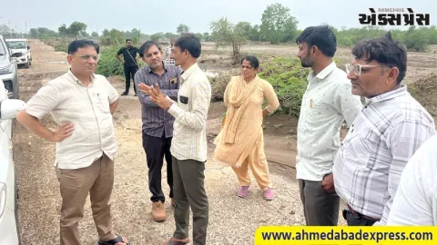 અમરેલી જિલ્લામાં વરસાદનું તાંડવ: જનતાની પડખે ઉભા રહ્યા ધારાસભ્ય મહેશભાઈ કસવાલા