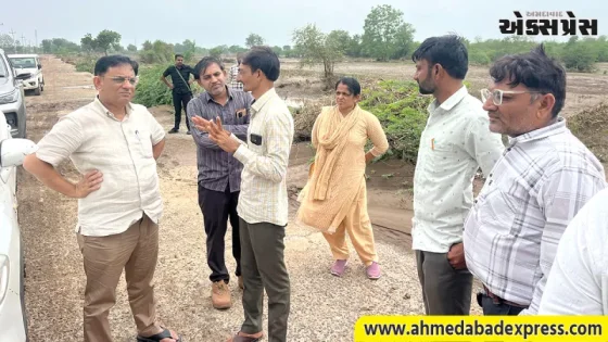 અમરેલી જિલ્લામાં વરસાદનું તાંડવ: જનતાની પડખે ઉભા રહ્યા ધારાસભ્ય મહેશભાઈ કસવાલા