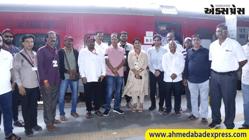 સોમનાથ સ્વાભિમાન પર્વ: મહારાષ્ટ્રથી વિશેષ ટ્રેન દ્વારા 1000 શ્રદ્ધાળુઓ સોમનાથ પહોંચ્યા