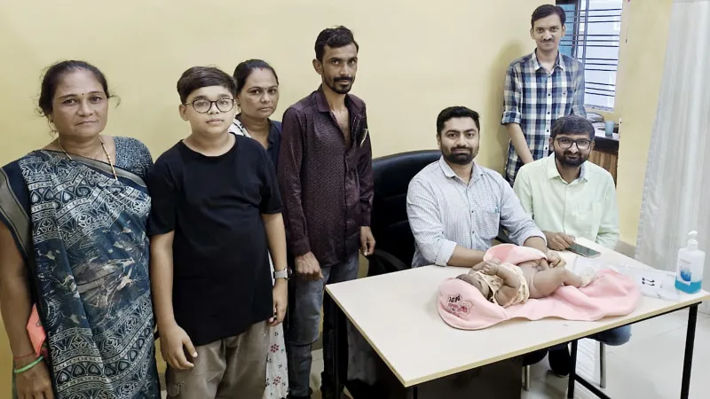 જૂનાગઢ સિવિલ હોસ્પિટલની ઐતિહાસિક સિદ્ધિ: માત્ર ૧ મહિનાના નવજાત શિશુ પર જટિલ લેપ્રોસ્કોપિક સર્જરી સફળ