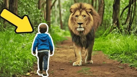 જૂનાગઢ ગિરનાર પર્વત પર સિંહ ૧૨ વર્ષના બાળકને ઉઠાવી ગયો