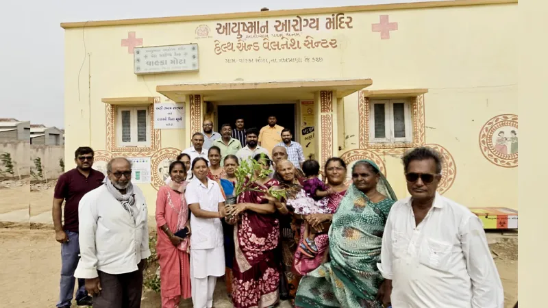 વૃક્ષારોપણ મહાઅભિયાન નખત્રાણાના વાલકા મોટા ખાતે સફળતાપૂર્વક યોજાયું