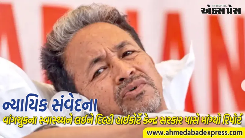 સોનમ વાંગચુકના સ્વાસ્થ્ય મામલે દિલ્હી હાઈકોર્ટની સરકારને ટકોર: "દરેક નાગરિકનું જીવન કિંમતી છે"