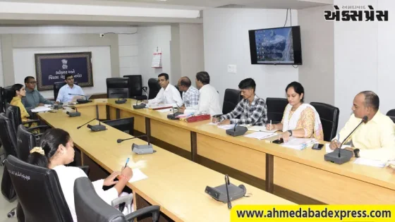 કલેક્ટર ગંગા સિંઘની અધ્યક્ષતામાં બેઠક: છ ગામોના અસરગ્રસ્તોના પુનઃવસવાટ અને વળતર અંગે ચર્ચા