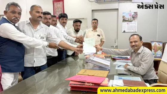 દૂધના અન્યાયી ભાવ ફેર સામે સુરેન્દ્રનગરના પશુપાલકો અને માલધારીઓ દ્વારા કલેક્ટરને આવેદનપત્ર પાઠવ્યુ
