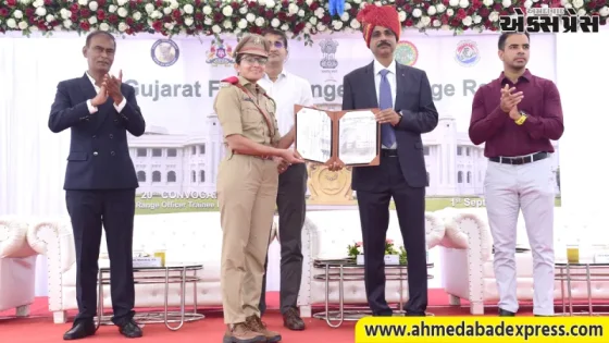 ગુજરાત ફોરેસ્ટ રેન્જર્સ કોલેજ, રાજપીપળા ખાતે RFO બેચ 2025-26નો પદવીદાન સમારોહ યોજાયો