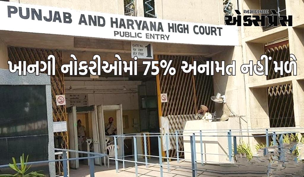 ખાનગી નોકરીઓમાં 75% અનામત નહીં મળે, હાઈકોર્ટે જોગવાઈ રદ કરી