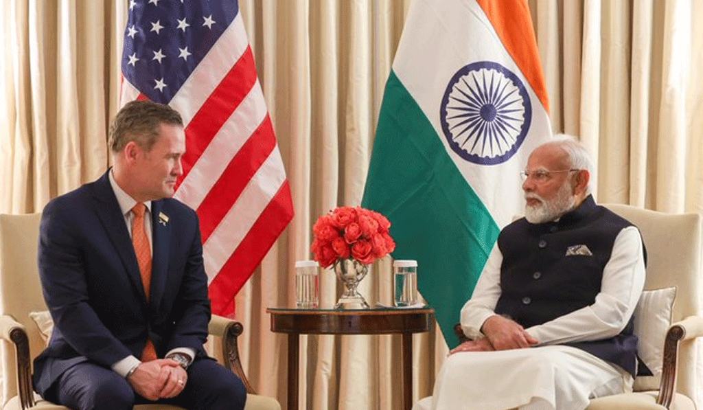 PM Narendra Modi US Visit: યુએસ  NSA માઇકલે પીએમ મોદી સાથે મુલાકાત કરી, બ્લેર હાઉસ ખાતે દ્વિપક્ષીય બેઠક યોજાઈ