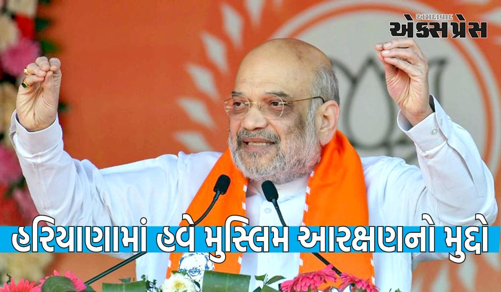 હરિયાણામાં હવે મુસ્લિમ આરક્ષણનો મુદ્દો ઉઠાવાયો, અમિત શાહે પછાત વર્ગ સંમેલનમાં શું કહ્યું 