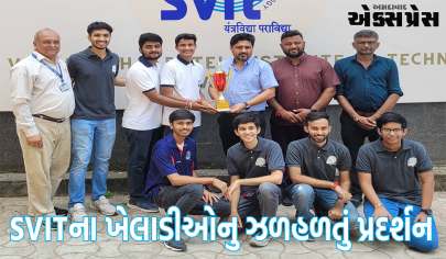 જીટીયુ આંતર ઝોનલ બેડમિન્ટન સ્પર્ધામાં એસવીઆઇટીના ખેલાડીઓનુ ઝળહળતું પ્રદર્શન