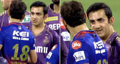 IPL 2024: RCB vs KKR ક્લેશ દરમિયાન કોહલી અને ગંભીરની દિલધડક ક્ષણ