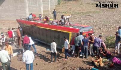 MP Bus Accident : હાઈસ્પીડ બસ બેકાબૂ થઈ પુલ નીચે પડતા 22 લોકોના કમકમાટીભર્યા મોત