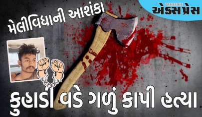 મેલીવિદ્યાની આશંકા, પાડોશીએ કુહાડી વડે વૃધ્ધનું ગળું કાપીને હત્યા કરી, પોલીસે ધરપકડ કરી